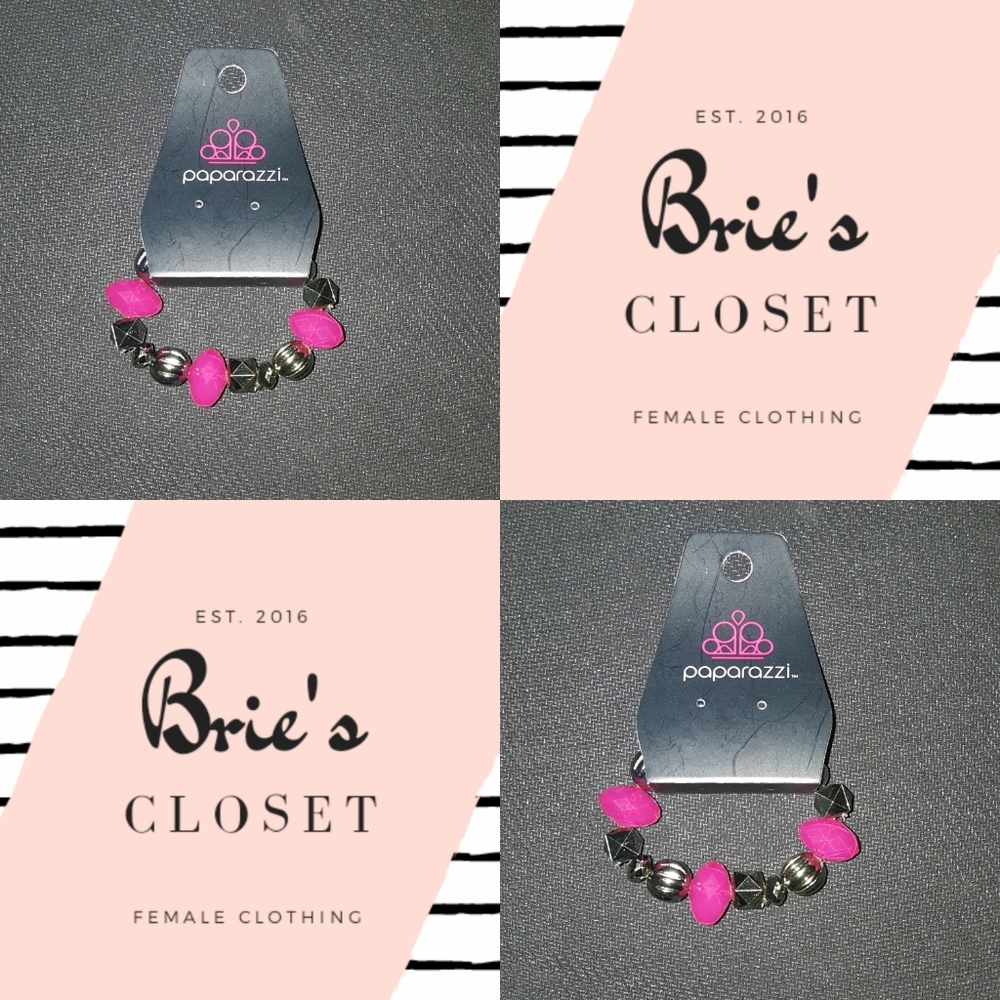 Pink & Silver Bracelet